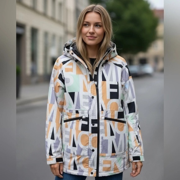 FP Movement by Free People Jackets & Blazers - FP Movement Singin In The Rain Printed Packable Jacket